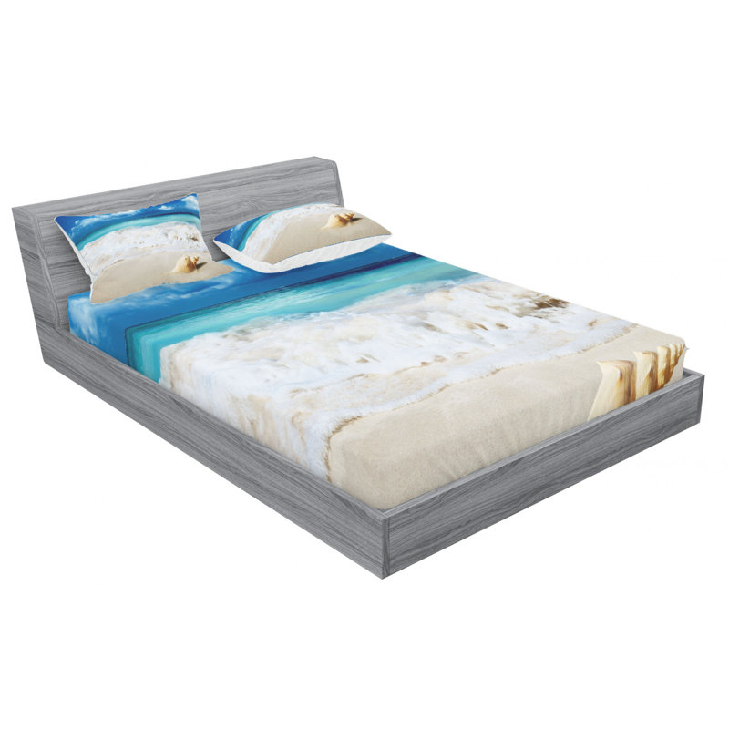 Microfiber Sheet Set, Queen Sheet Set + Fitted Sheet + 2 Pillowcases