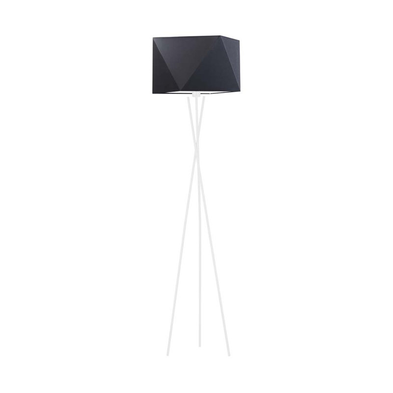 Ayane 163cm Tripod Floor Lamp, Black, White