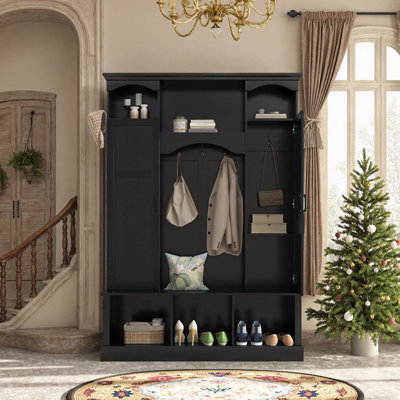 Hall Tree 53.5'' Wide For Hallway