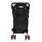 Foldable 4 Wheel Pet Stroller for Small Dogs and Cats Up to 28 lbs, Comes with Multi-Functional Tray, 2 Safety Leashes, Storage Basket and Breathable Mesh, Perfect for Outdoor Stroll and Shopping Trips, Black-135994217
