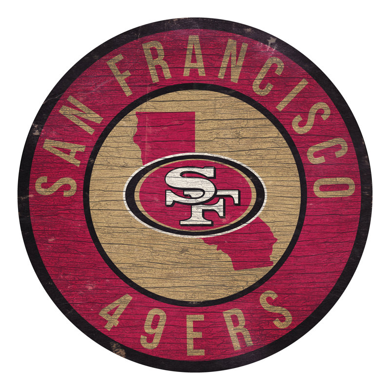 NFL, print on wood, 49ers de San Francisco