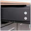 Buffet de rangement réglable avec 3 poignées rétro en métal et 4 pieds en pin, pour le hall d'entrée, le salon, la salle d'étude et la salle à manger-122837654-122837652
