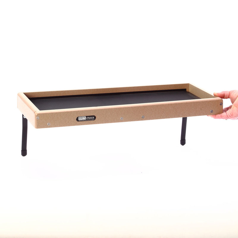 Window Tray Bird Feeder, Taupe, 2H x 9W x 22D
