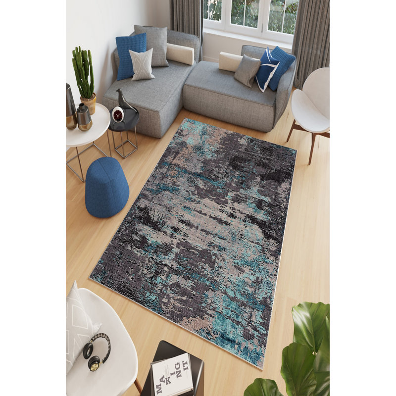 Antibacterial Hall Carpet, Purple, 39.4 x 78.7 inches | 100% Polyester, 650 g/m² | Eco-Friendly, Non-Slip PVC Dot Underside, Machine Washable | Durable & Stylish Addition to Your Home Decor
