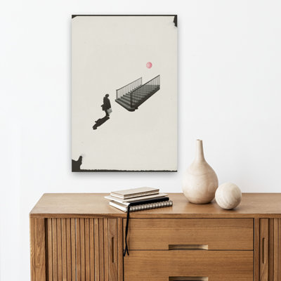 «Ascendant to Hope», impression d'art abstrait minimaliste surréel