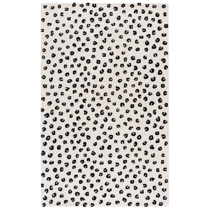 Fifth Avenue Hand Tufted Wool; Cotton Animal Print Indoor Rug, Rectangle 4' x 6'