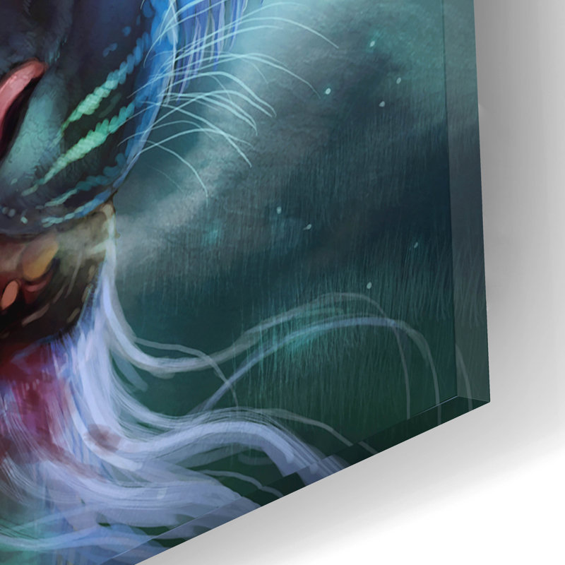 «Cold Stare» par JoJoes Art, H 12 po x l 16 po x P 0,13 po