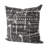 Geometric Cotton Blend Reversible Pillow Cover