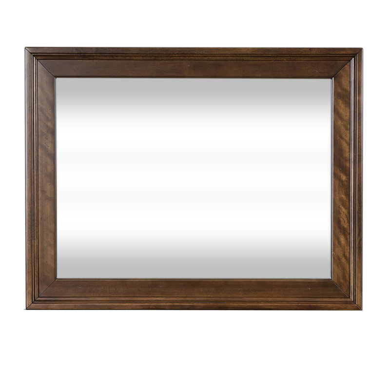 Chronister Solid Wood Rectangle Dresser Mirror