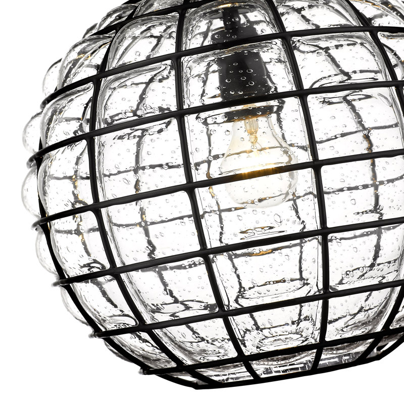 Luminaire suspendu sphère 1 lumière Arinze