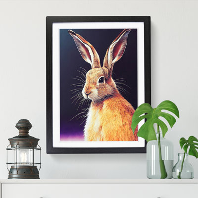 Lilleeana Hare Painting Painted - Picture Frame Print