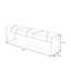 Banc rembourré Minimalist Light Luxury-100557607