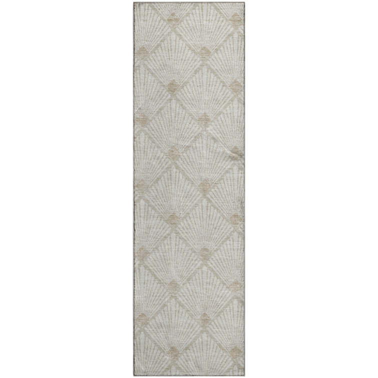 Premium Machine Washable Prisco Ivory Rug
