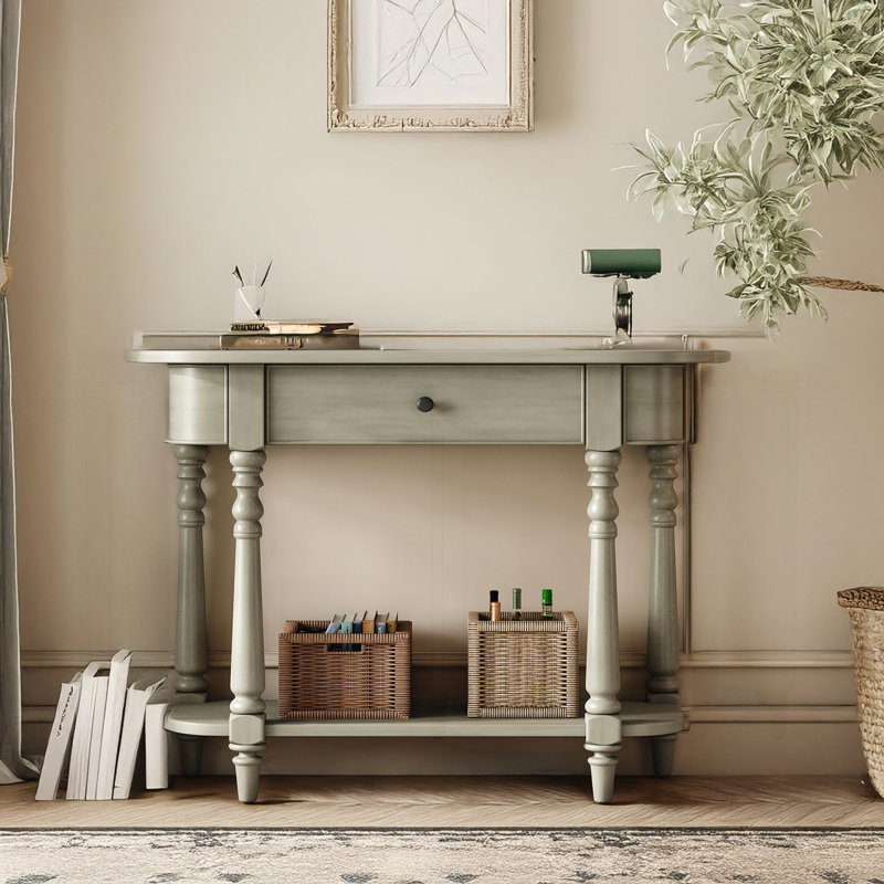 Versatile Narrow Conway with Stylish Design and Practical Storage, Gray