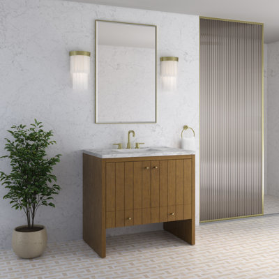 Hudson 36'' W Single Bathroom Vanity Base