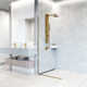 Gardenia 39" H X 4" W 2-Jet Shower System with Hand Wand - Requires existing shower head connection