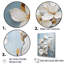 «White and Gold Magnolia Petal Serenity II», reproduction sur toile-168847832-128759572