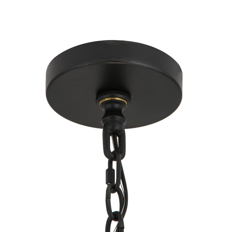 Luminaire suspendu tambour simple à 3 lumières Dean
