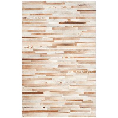 Tapis brun clair / ivoire Fazeley