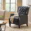 Fauteuil inclinable manuel en similicuir
