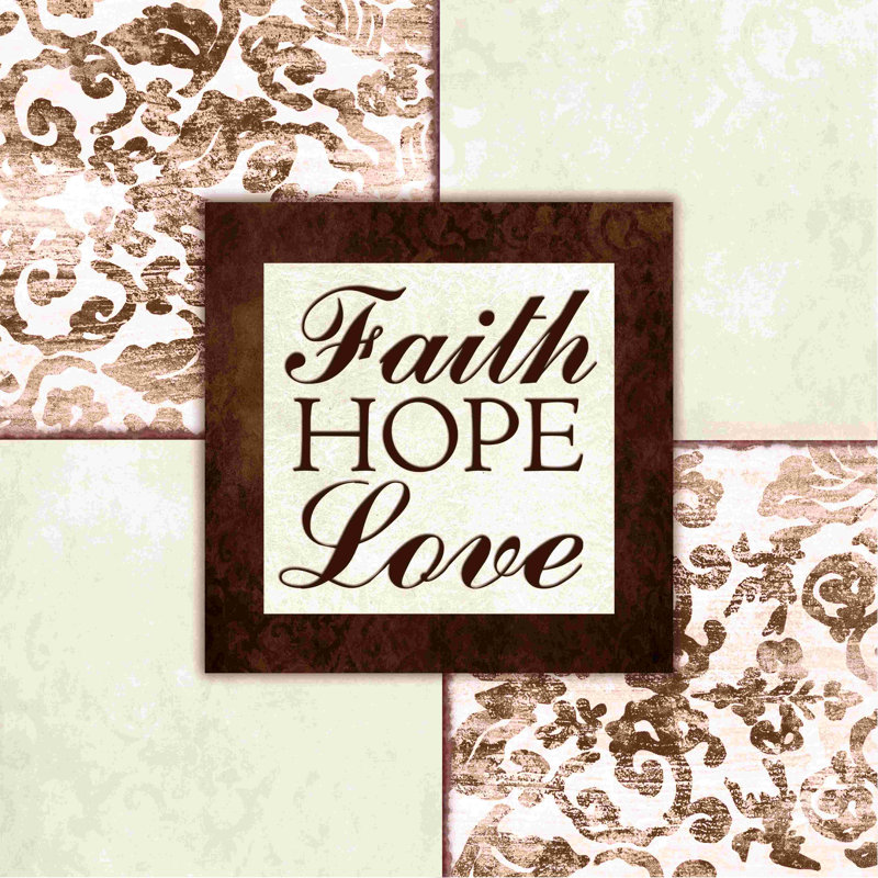 " By Faith 2 ", 12" H x 12" W  