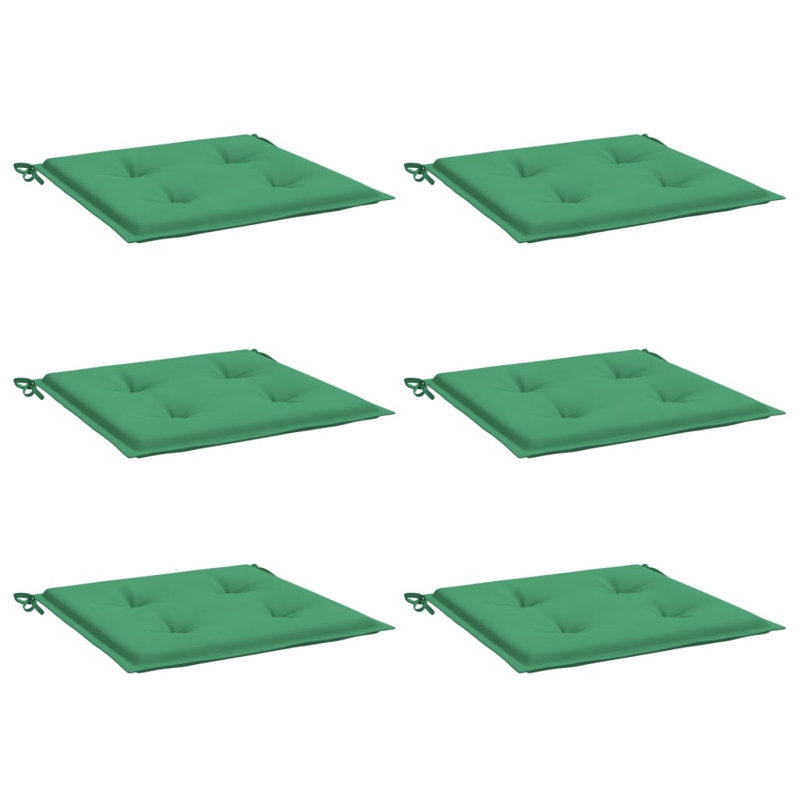 Outdoor Seat Cushion, 19.7" x 19.7" x 1.2", Green