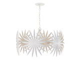Bismarkia 6 - Light Wrought Iron Chandelier by Marjorie Skouras