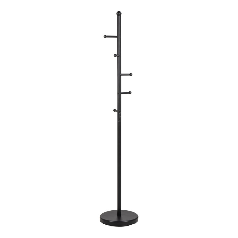 Rushmere Steel Freestanding 5 - Hook Coat Rack