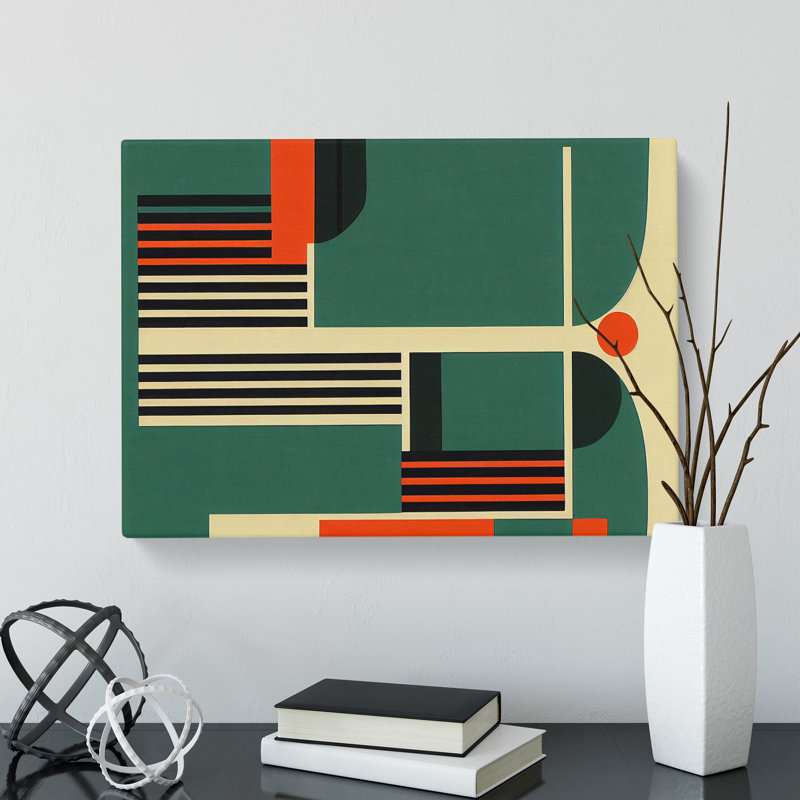 Classic Bauhaus Art Vol.1 Abstract - Wrapped Canvas Print, 50cm H x 76cm W x 3cm D