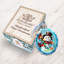 3.5'' Glass Holiday Shaped Ornament