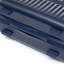 14 "/ 20" 2 pièces / ensemble dans un bagage à roulettes en ABS, avec serrure à combinaison et ouverture avant, étui à cosmétiques 14 "(bleu marine)-130173821-130173825