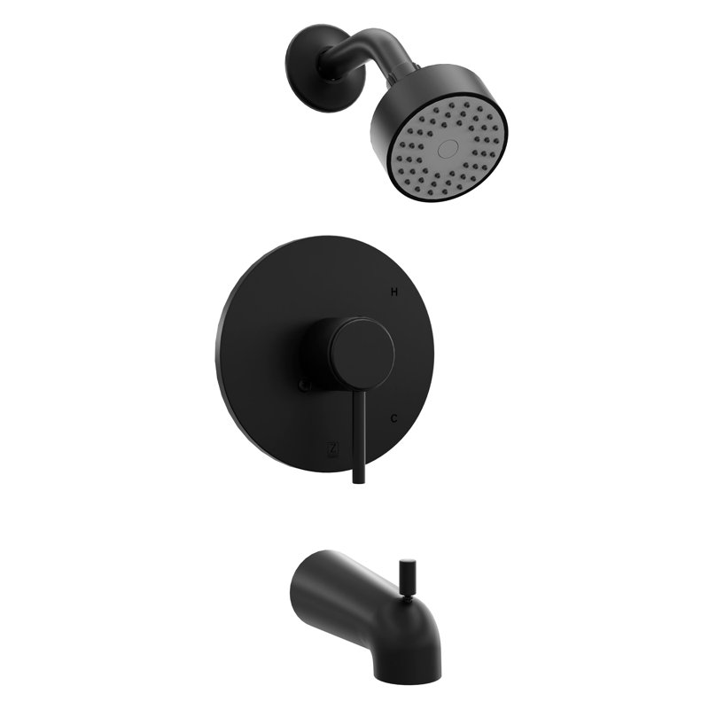 Système de douche ZLINE Palisades, Noir mat