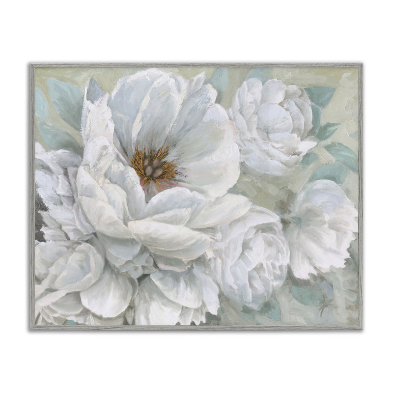 «White Beauty Bouquet Art» par Wellington Studio bg-009, Estampe numérique Farmhouse, H 11 po x l 14 po
