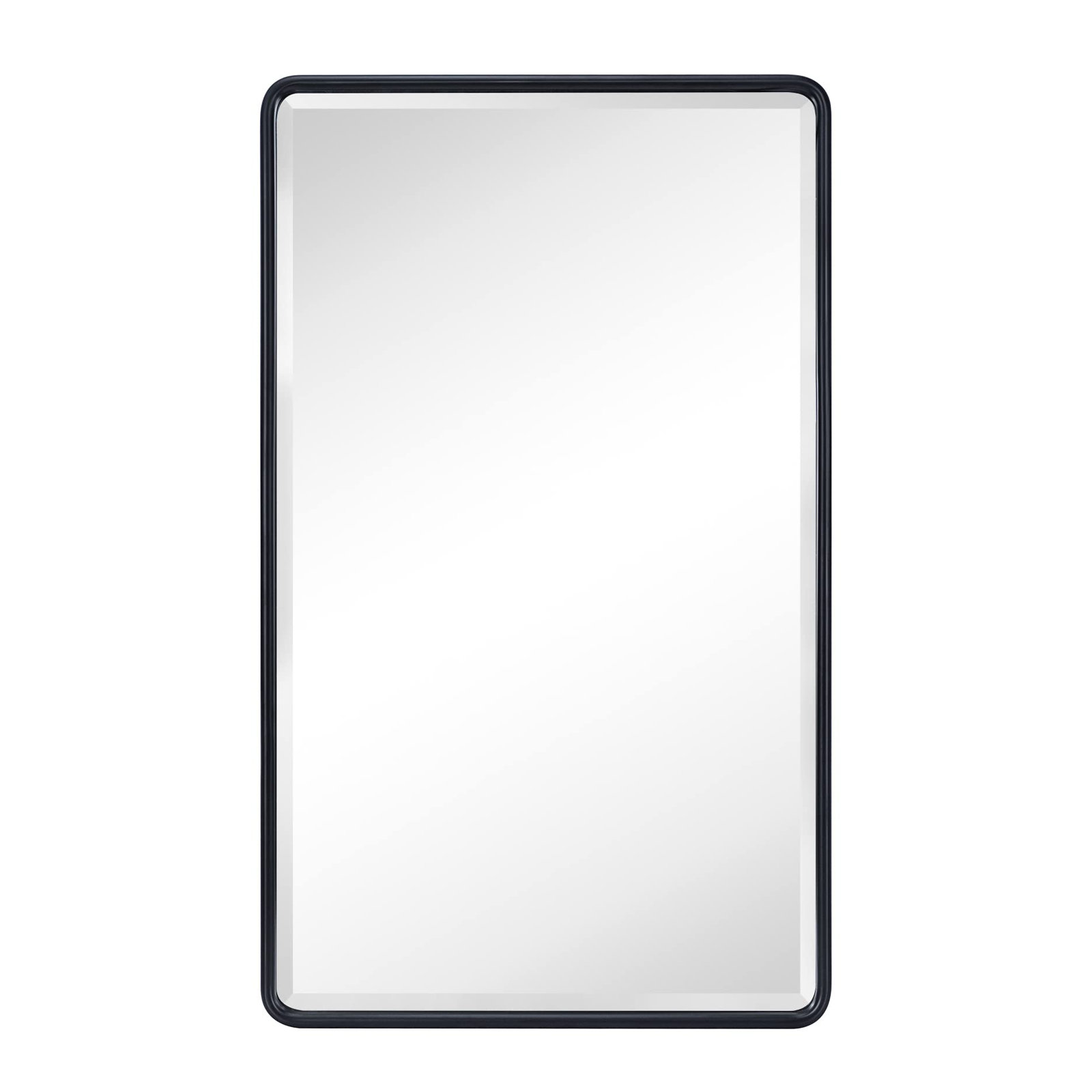 Recessed Medicine Cabinet, Black, 27.5'' H x 16.5'' W