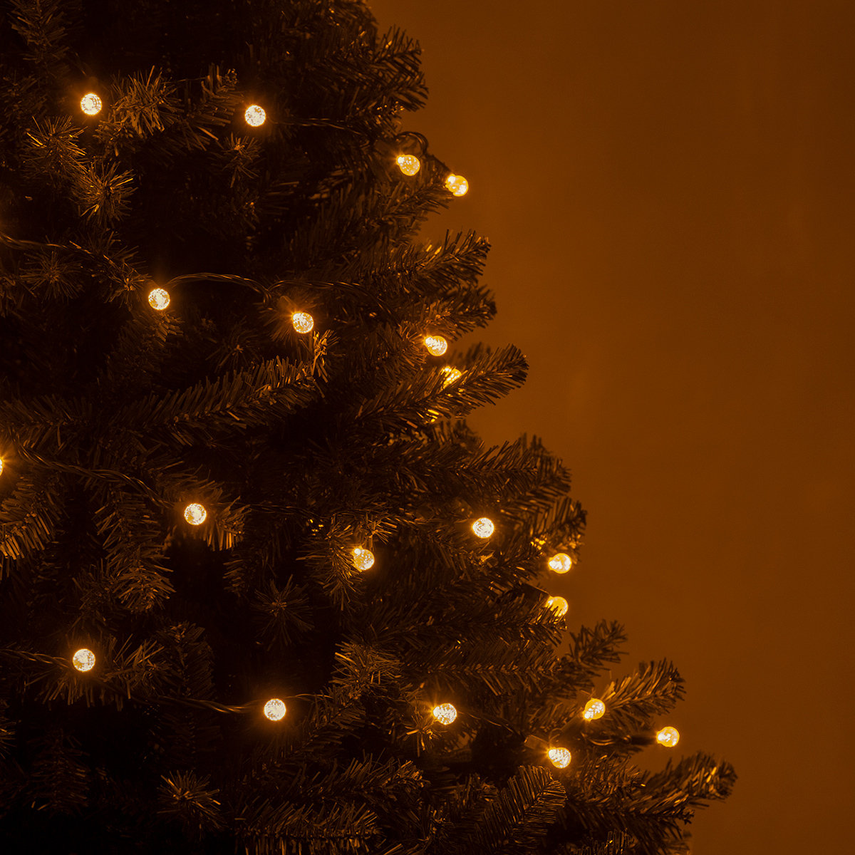 70-Light LED Mini Globe String Lights, Gold
