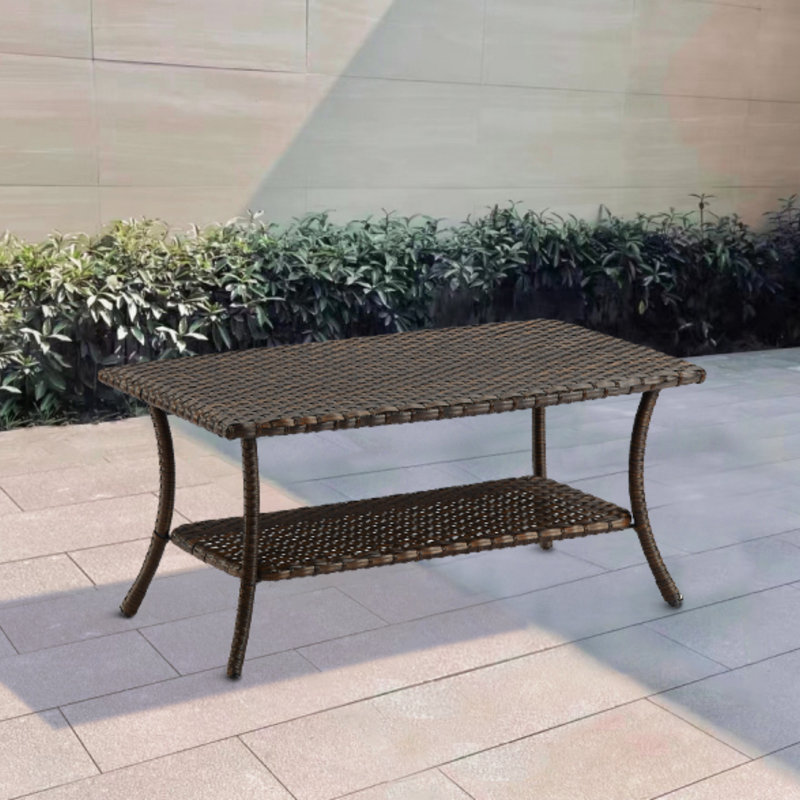 Table basse Herwick, Brun