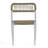 Belen Basma Beige White Outdoor Dining 2 Seats Set-79559531