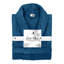 Cotton Terry Cloth Above Knee Bathrobe with Pockets-58968450