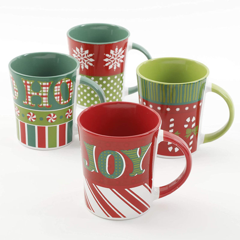  4 Piece Coffee Mug Set