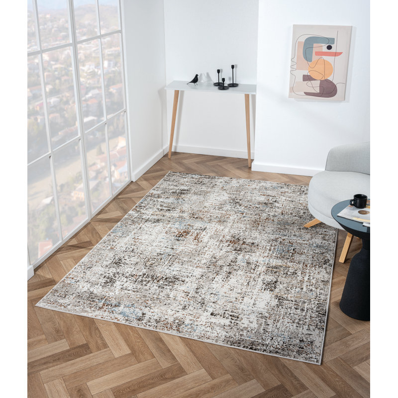 Shadonna Abstract Indoor Rug, Rectangle 12'6" x 15'