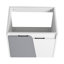 Meuble-lavabo mural 24 po avec lavabo pour les petites salles de bain (kd-emballage)