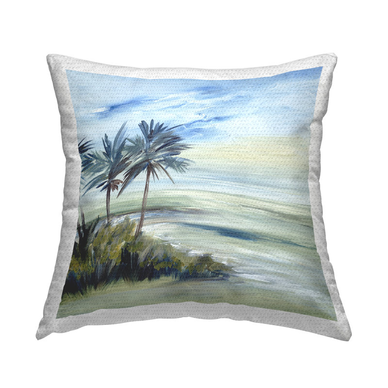 Coussin d'extérieur Windy Palm Trees