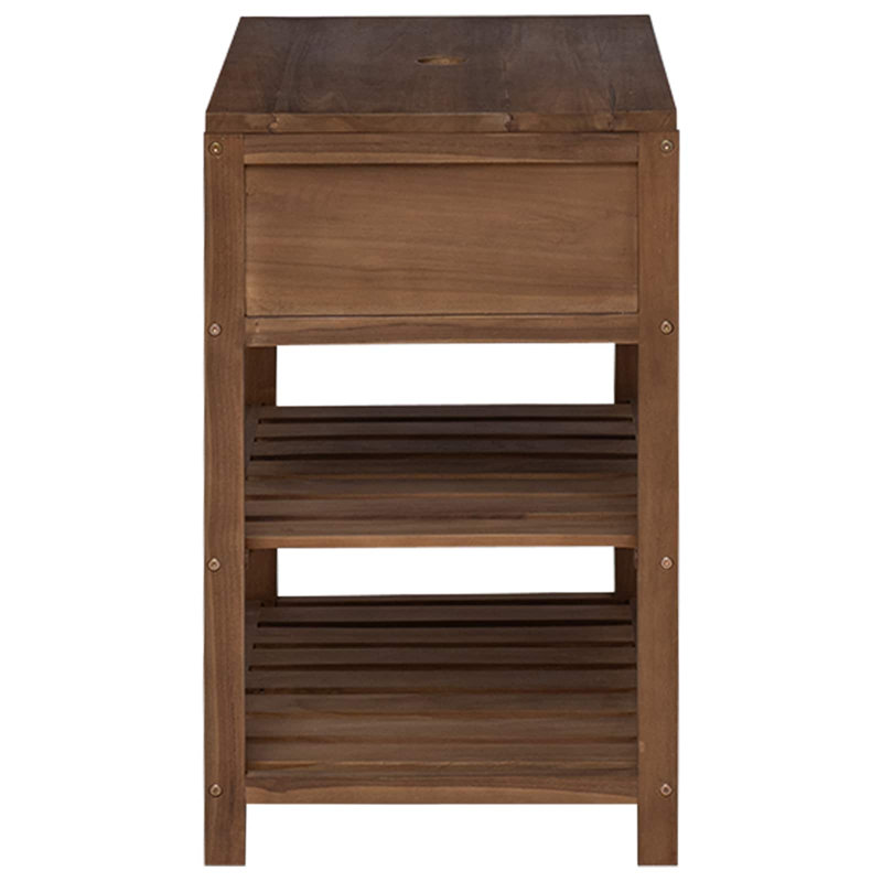 Solid Wood Bathroom Cabinet, 75cm H x 60cm W x 45cm D