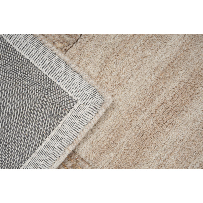 Quynh Solid Colour Hand Woven 160cm X 230cm Area Rug