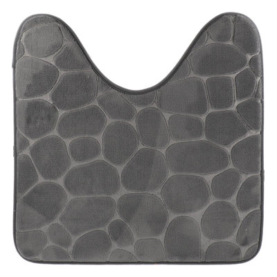 Mousse à mémoire de forme en microfibre Pebbles 3D 20 pi x 20 po