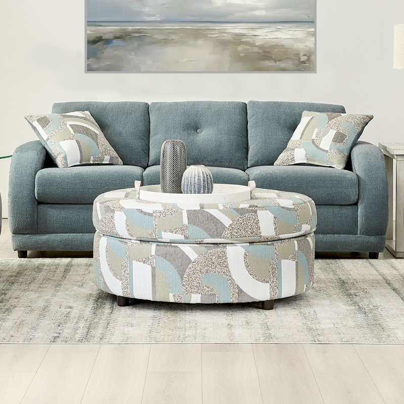 Canapé Hughes Furniture 23600, aigue-marine, Croiseur aigue-marine