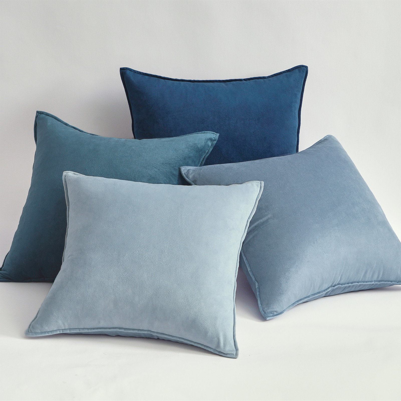 Topfinel Square Velvet Gradient Pillow Cover Set Of 4 & Reviews | Wayfair