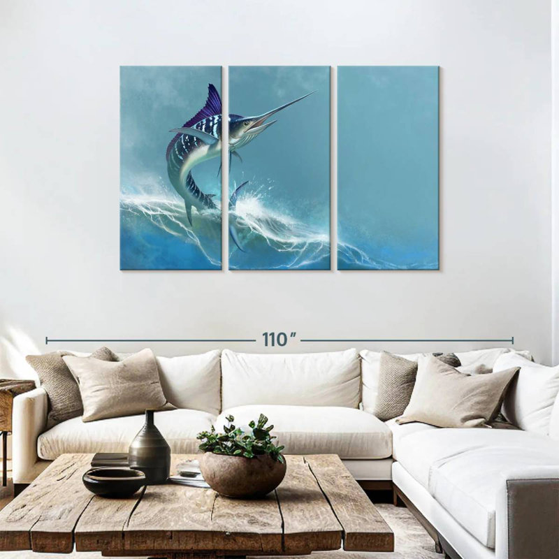 Brampt Marlin Jump, 48" H x 74" W