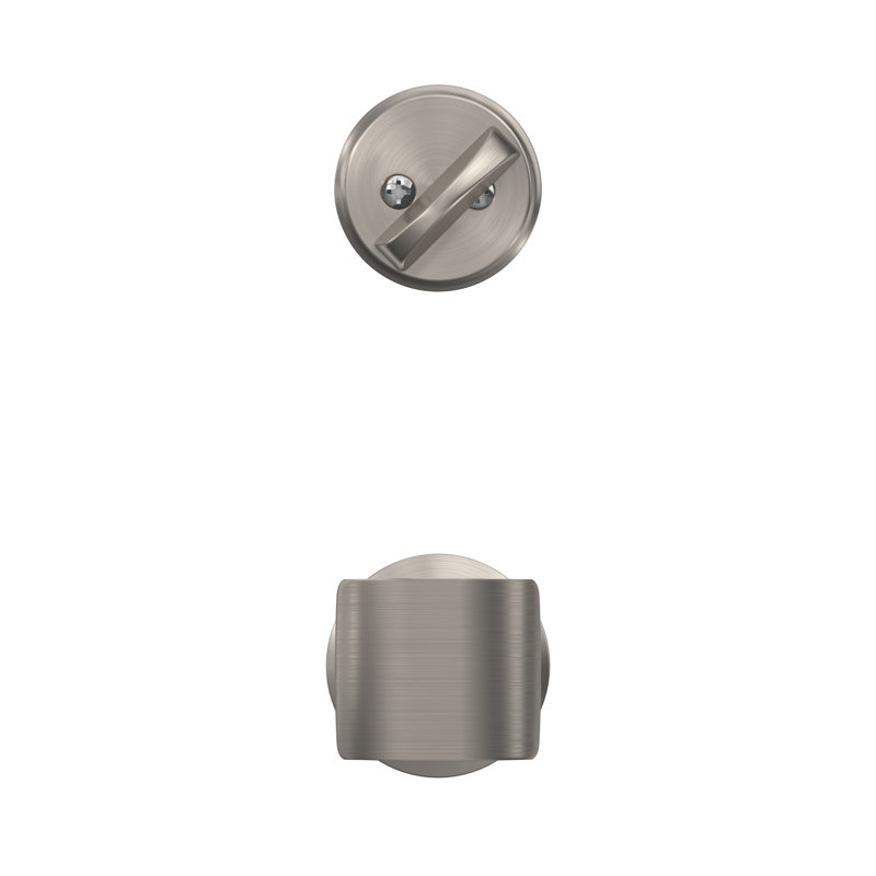 Ensemble de bouton extérieur ganton (partie intérieure vendue séparément), Nickel satiné