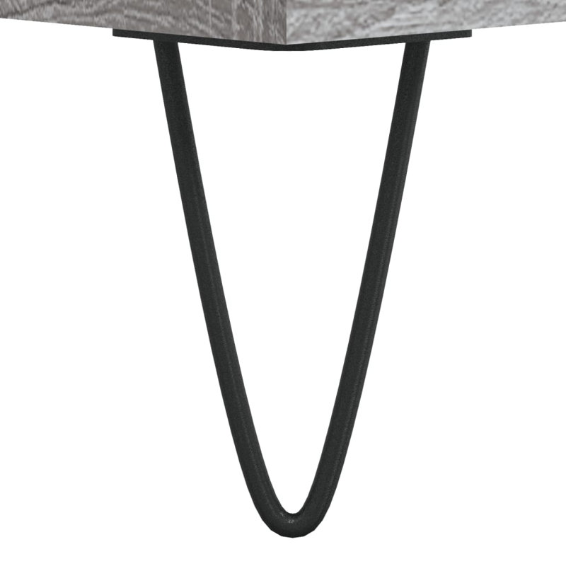 48cm H Media Shelves, Grey Sonoma